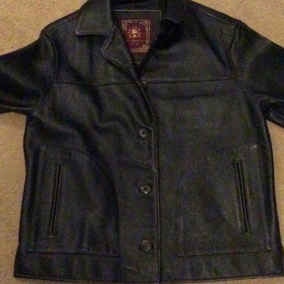 Leather Bomber Jacket